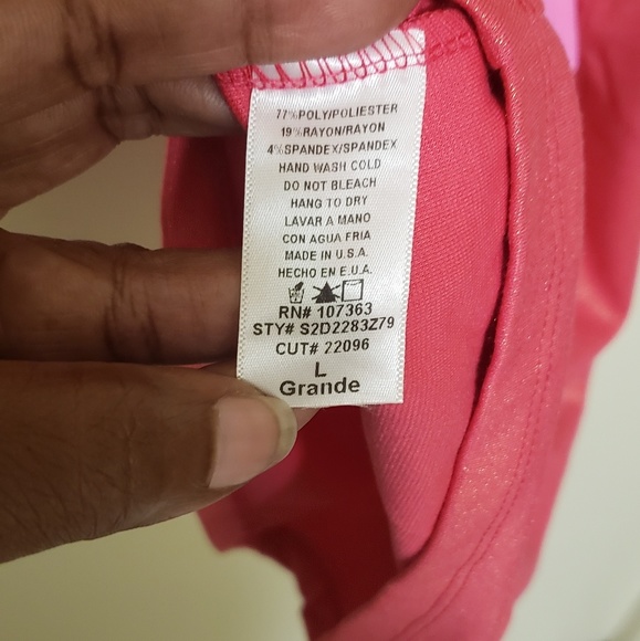 Pink Shimmering Body Dress - Picture 3 of 3